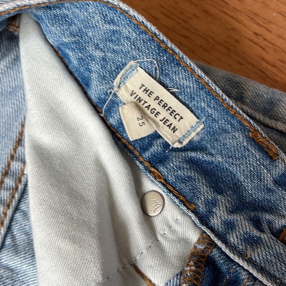NWOT MADEWELL THE PERFECT VINTAGE JEAN 25 - Picture 3 of 3